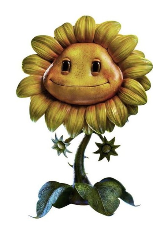 《植物大战僵尸：花园战争》向日葵设计图（图片来自EA）