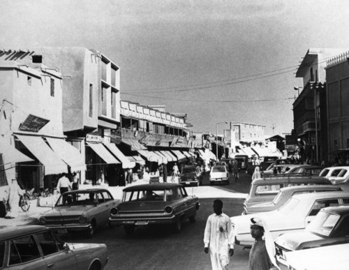 这是首都多哈的商业中心1968年时候的模样