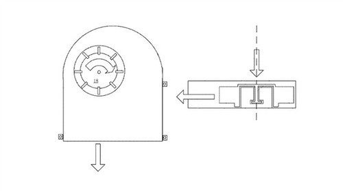 苹果最新散热风扇的专利设计图（图片来自cnbeta）