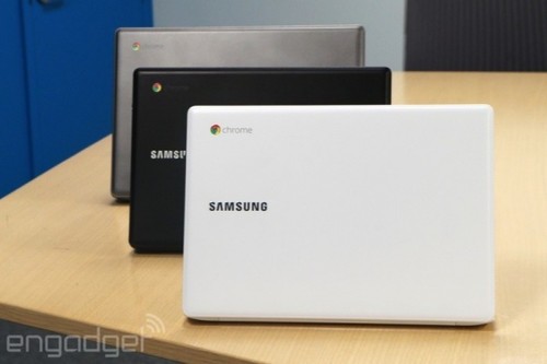 新款三星Chromebook笔记本（图片来自engadget）