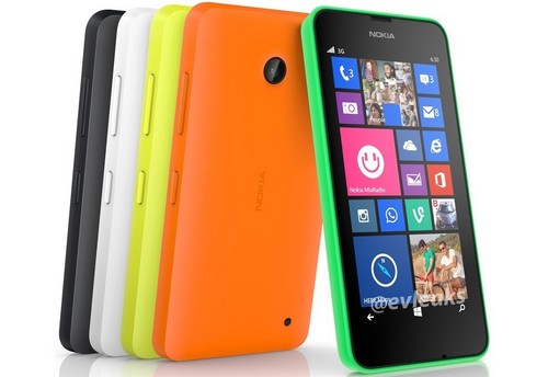 曝光的Lumia 630图