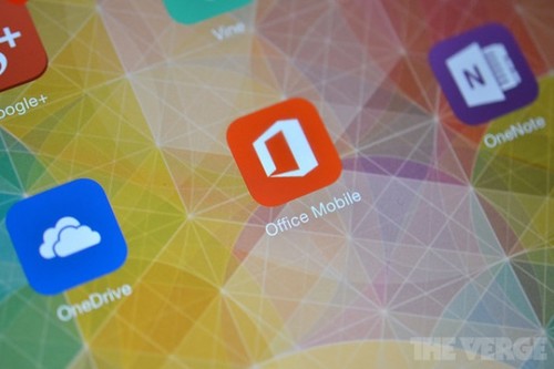 微软将于下周推出iPad版Office应用（图片来自THE VERGE）