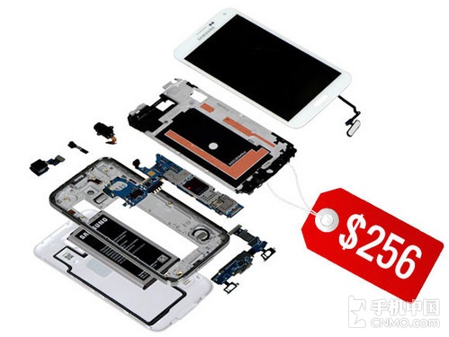 Galaxy S5生产成本为256美元