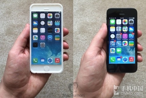 iPhone 6模型机对比iPhone 5s