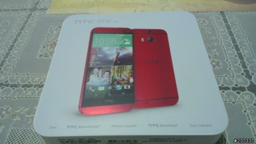 红色版HTC One（M8）（图片来自网络）