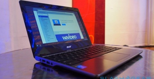 宏碁推出i3芯Chromebook C720（图片来自slashgear）