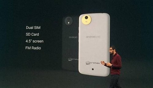 谷歌I/0大会上展示的Android One产品