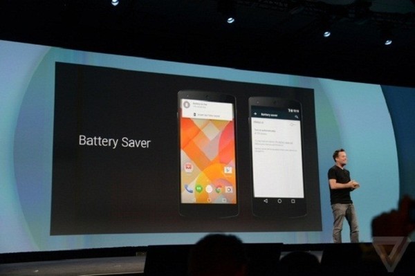 Android L新加省电模式可增90分钟续航（图片来自theverge）