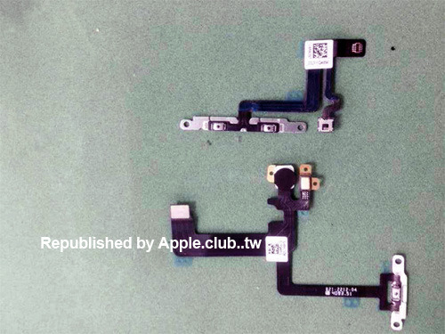 5.5英寸iPhone6音量排线和电源键排线（图片引自apple.club）