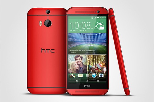 登陆英国 红色HTC One M8八月四日开售（图片引自gsmarena）