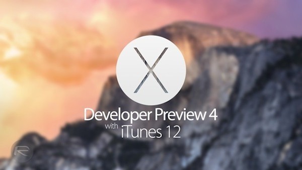 iTunes伴随OS X Yosemite DP4一同发布（图片来自redmondpie.com）