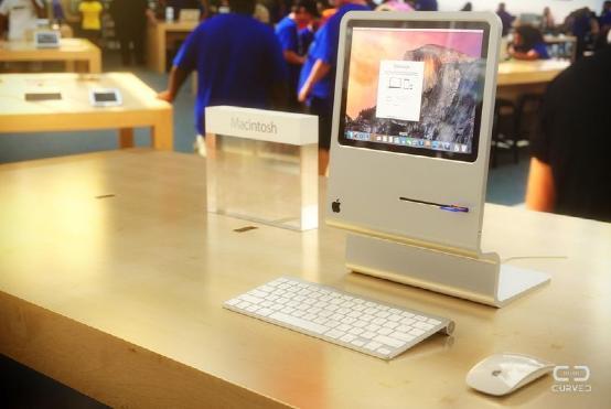 苹果Macintosh电脑概念设计 超薄机身触控屏