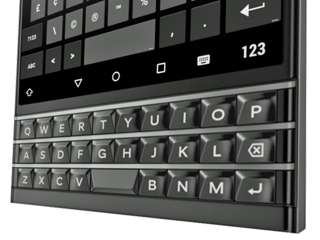 黑莓Android手机曝光融合经典+虚拟键盘
