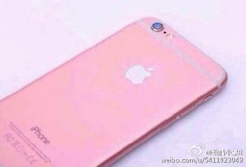 粉红iphone 6S曝光白带难改/凸出依旧