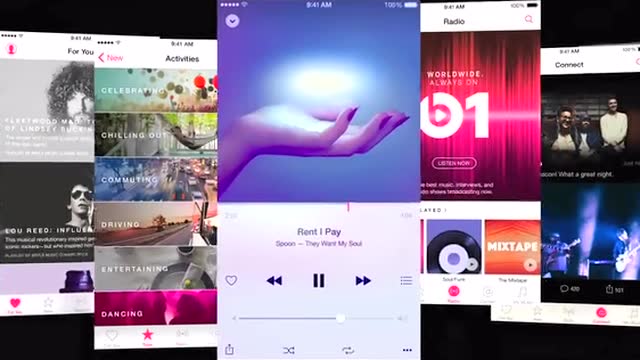 Apple Music广告截图